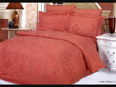 Jacquard floral duvet covers