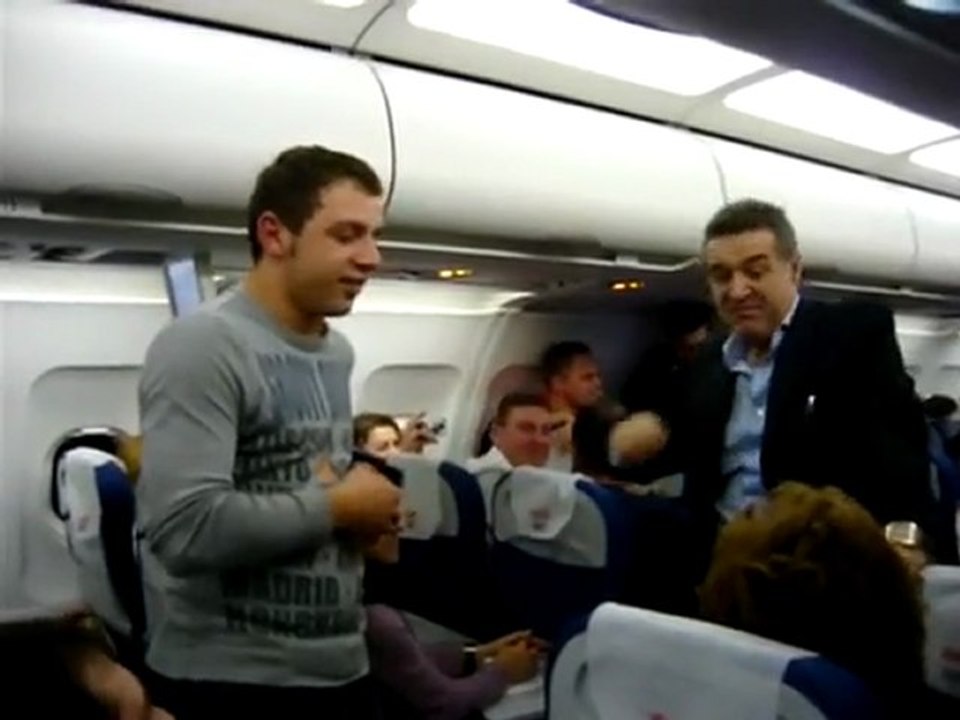 In avion cu Gigi Becali