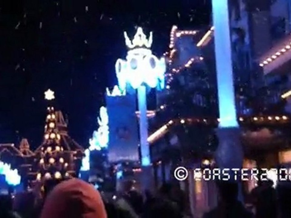 Main Street USA sous la Neige - Disneyland Paris