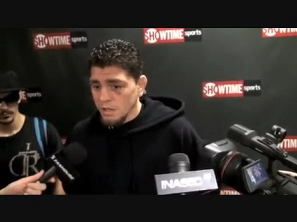 Nick Diaz post-fight interview at Strikeforce Miami