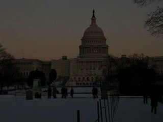 U.S. Capitol and Snow Time Lapse