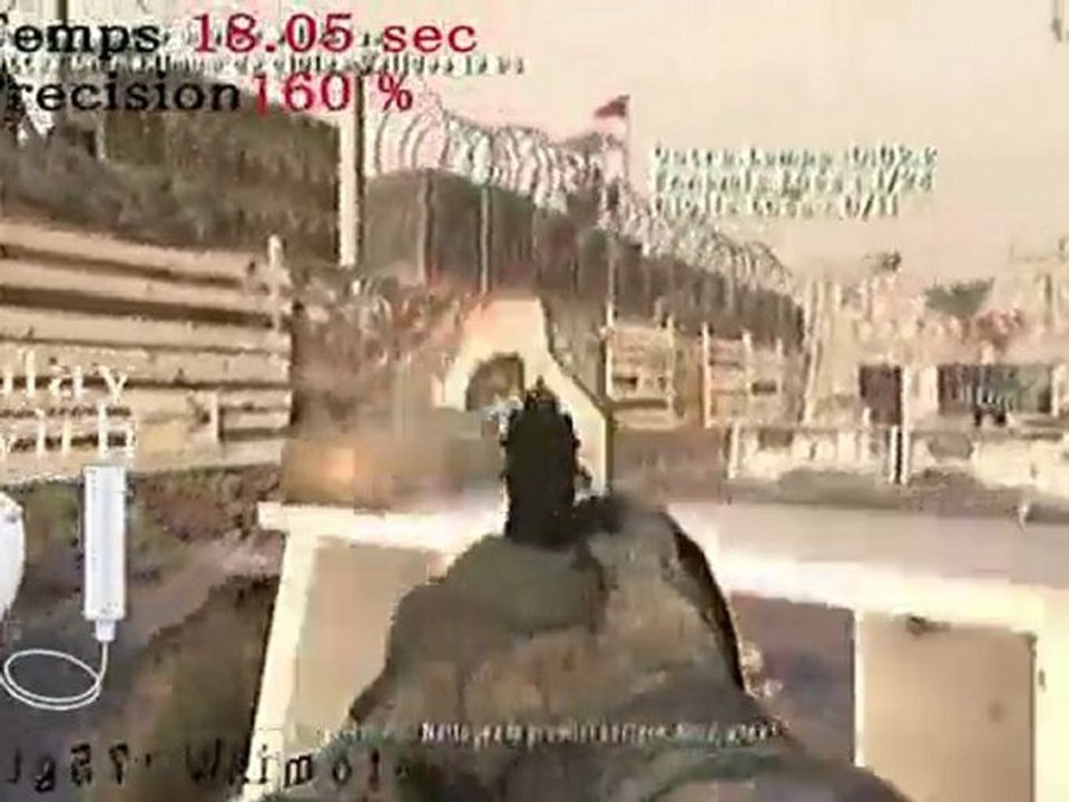 La fosse MW2, temps record 18.05 sec with wiimote