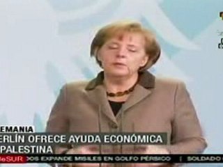 Alemania ofrece ayuda monetaria a Palestina