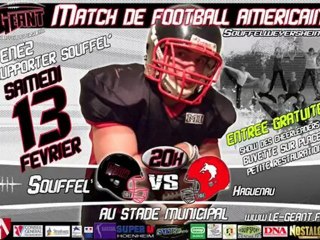 Géant vs Coyotes - Samedi 13 février à 20h, Stade de Souffel