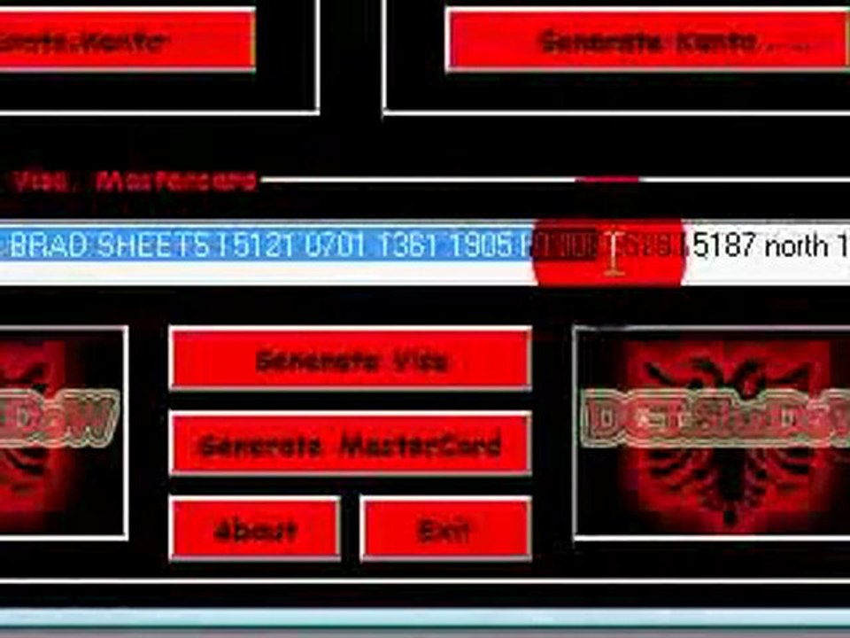 Credit Card Generator New 2010 ~ 100% working