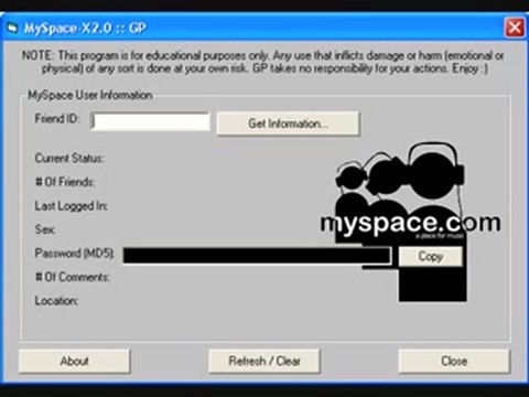Myspace Hack w/ Program