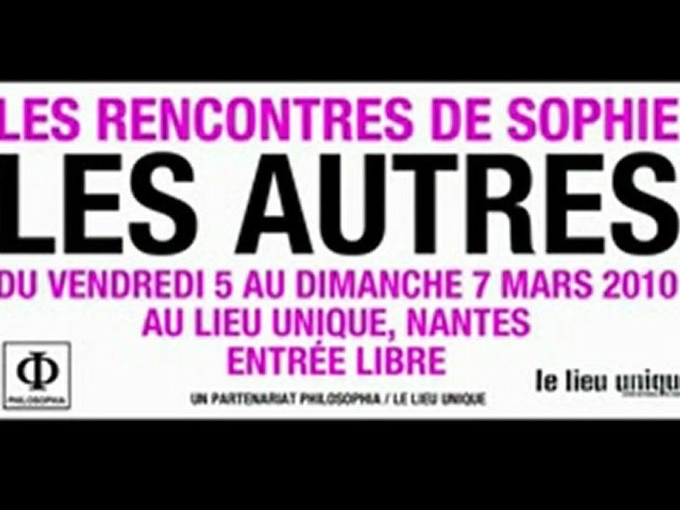 Les rencontres de sophie