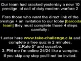 New on 01/02/2010 MW2 10TH PRESTIGE HACK patched by our ...