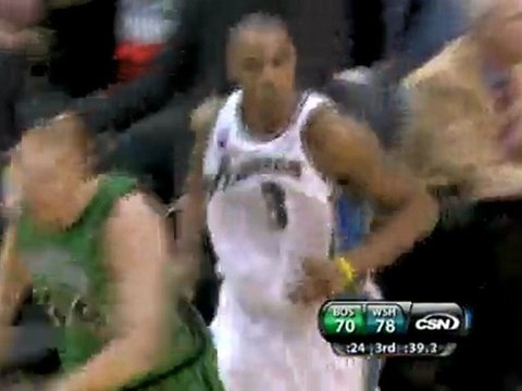 Caron Butler hits a difficult shot in from the corner.