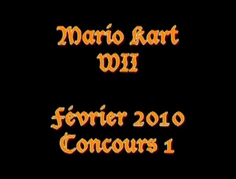 Mario Kart WII - Concours de Février 2010 n° 1