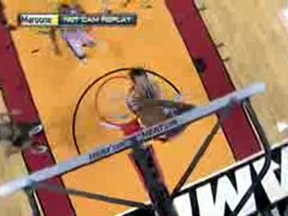 Andrew Bogut stops the slam with the big block.
