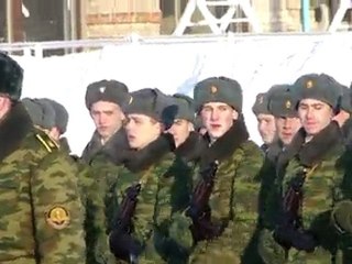 Присяга на параде 31 января 2010 года