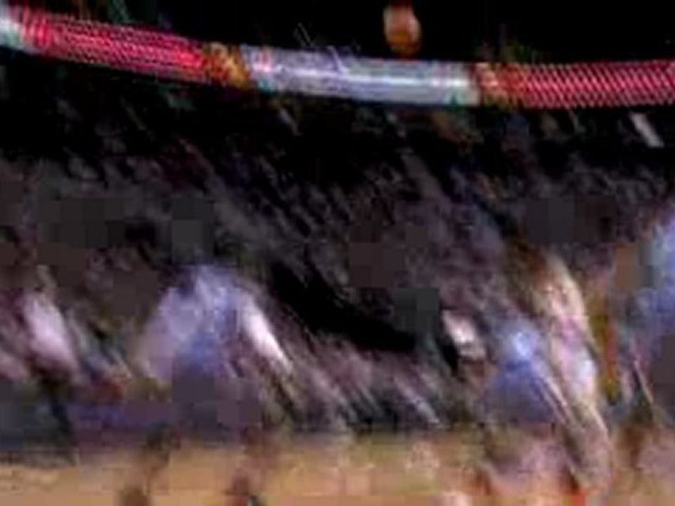 Steve Blake finds a soaring Rudy Fernandez who finishes with