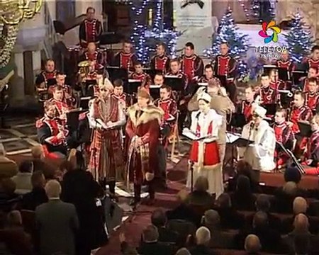 Poświęcenie witraży św. Huberta i św. Ambrożego Komorowo 2010