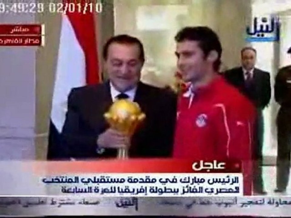The Heros Of Africa With President Moubarak In Egypt..