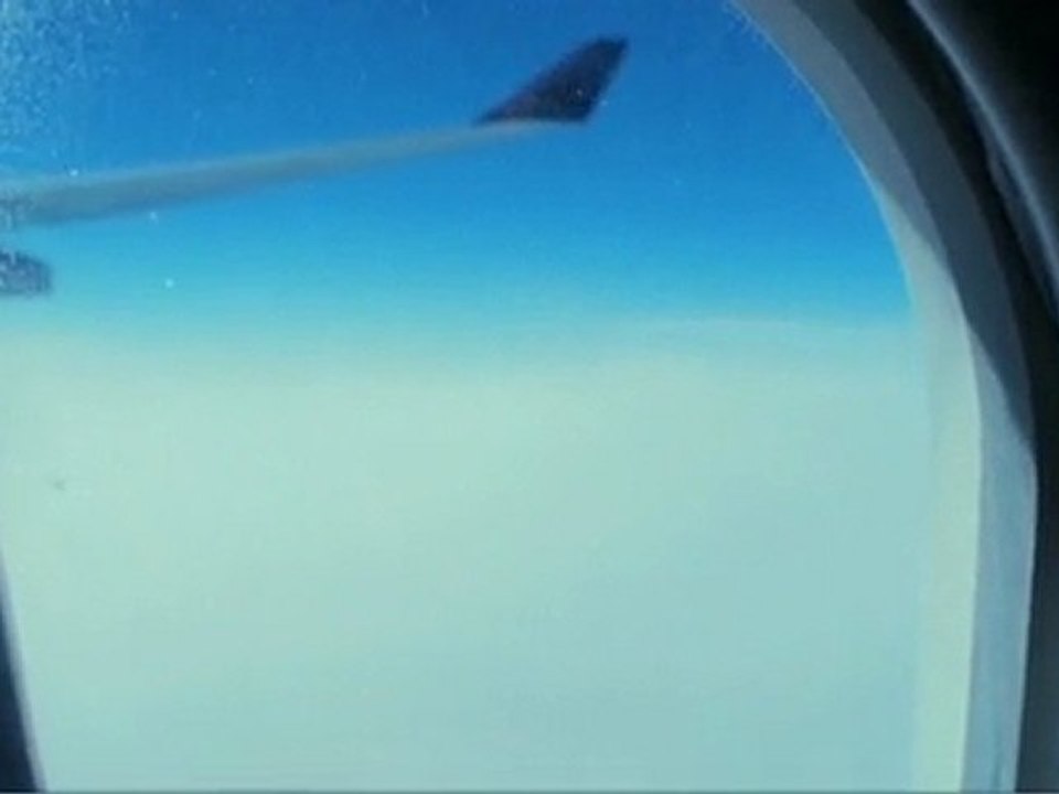 Dans l'avion...