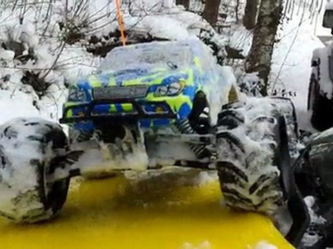 ICE LAND RC NITRO 1/8 CAR neige 4x4 REELY