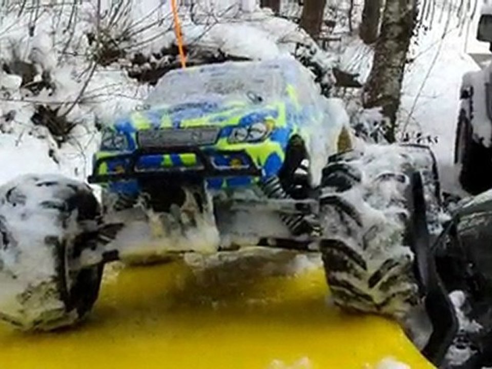 ICE LAND RC NITRO 1/8 CAR neige 4x4 REELY