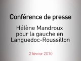 Martine Aubry confirme le choix de Hélène Mandroux