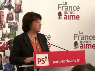 Déclaration de Martine Aubry