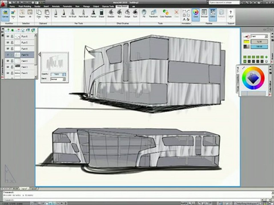 Alias Sketch in AutoCAD