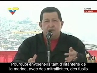 Chavez dénonce l'occupation d'Haiti par les E.U