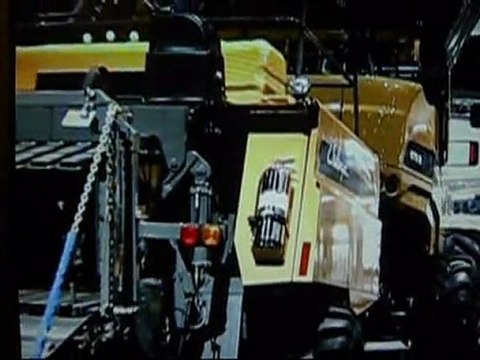 la moisson et la recolte de paille en un passage ,challenger