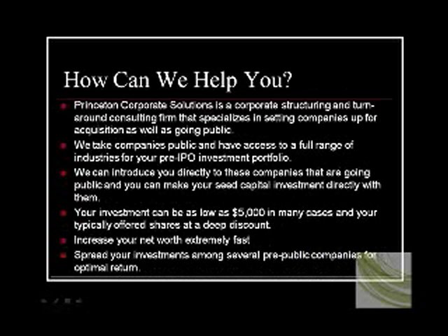 Investors: Pre-IPO Investment Investments 300%+ Returns!