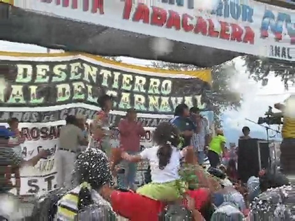 Desentierro del carnaval 2010