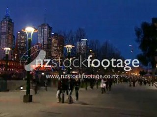 Melbourne City Time Lapse People