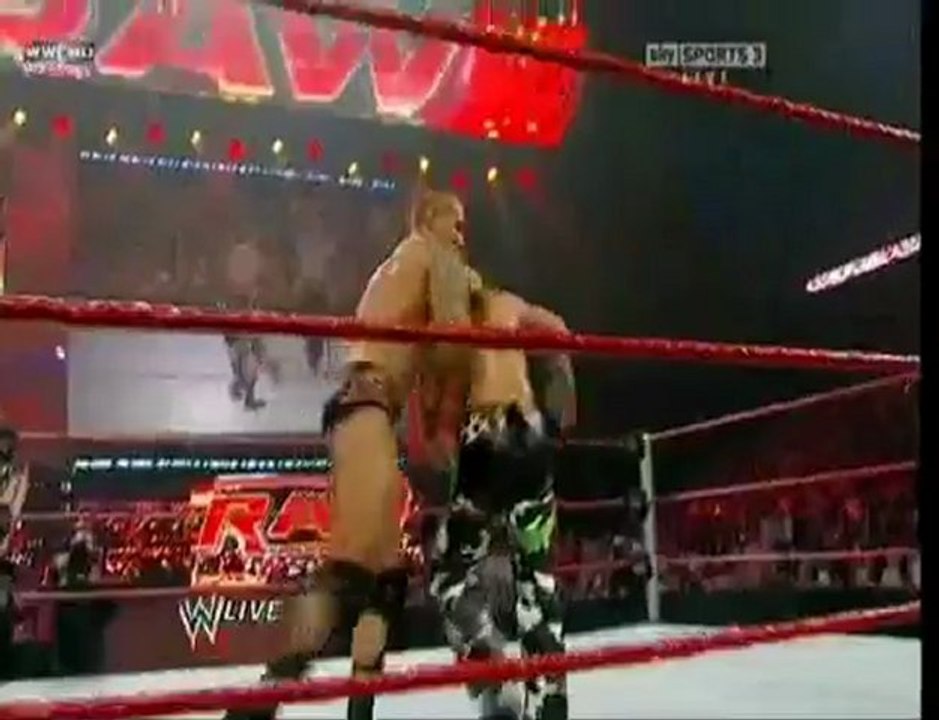 randy orton vs shawn michaels wwe raw 2/1/10