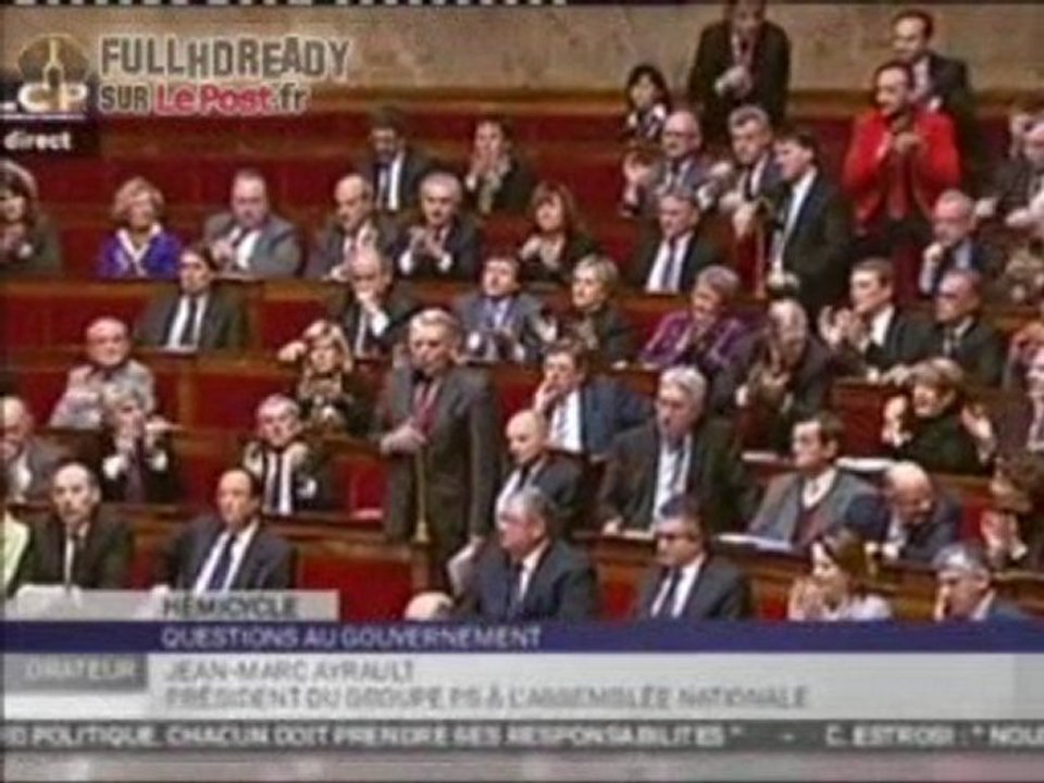 Ce n'est plus la séance de questions au gvt, mais au PS