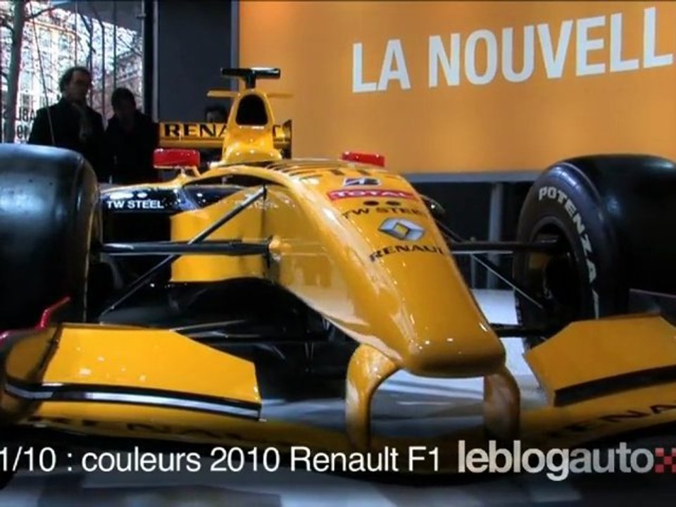 Renault F1 Team - Couleurs 2010