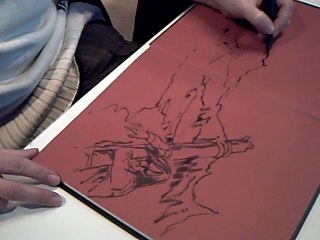 Jean-Denis Pendanx en dédicace à Angoulême 2010