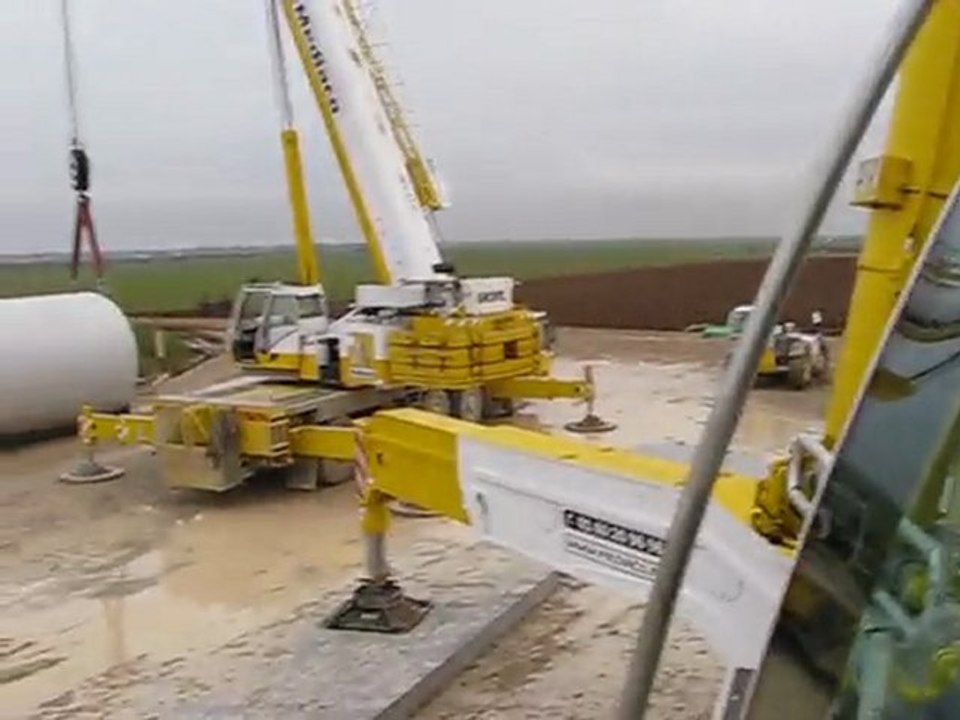 Chantier éoliennes Guigneville Loiret (45)