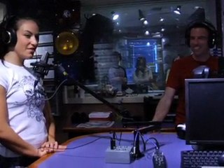 Meisha "Take Down" Tate, Wrestles on Bob Rivers