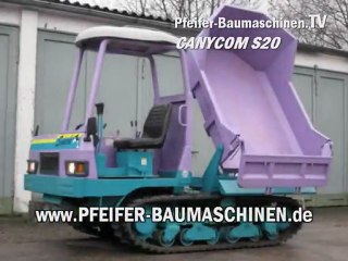 Crawler Carrier Tracked Dumper CANYCOM S20 / Loading