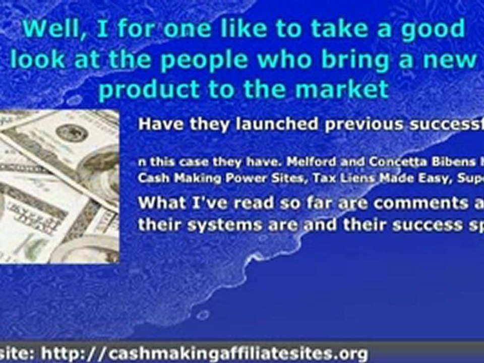 Cash Making Affiliate Sites  A Sure Way To Build Up Your Aff