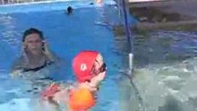 Dana swimming