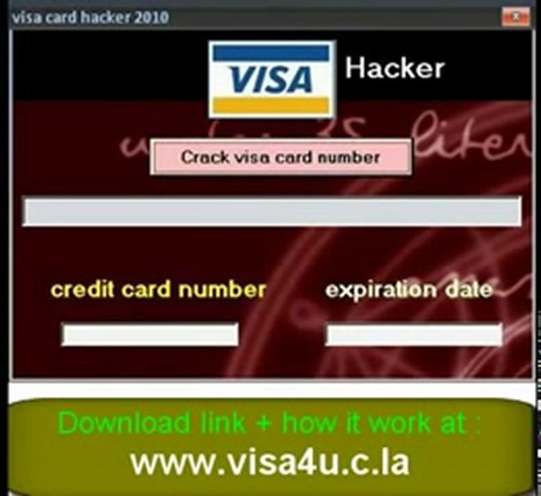 hacking visa card is easy with this software 2010 (link)