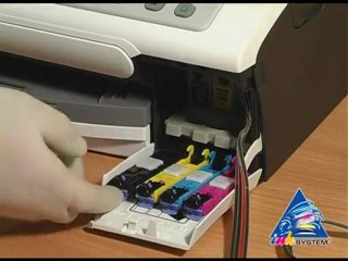 CISS installation on the printer Brother DCP-135