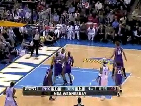 Joey Graham drives the baseline and puts one down with autho