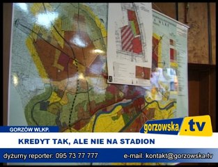 Kredyt TAK, ale nie na stadion