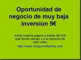 Oportunidad de negocio de muy baja inversion