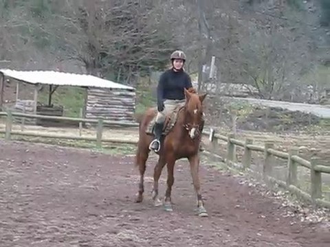 demi tour autour des hanches au pas