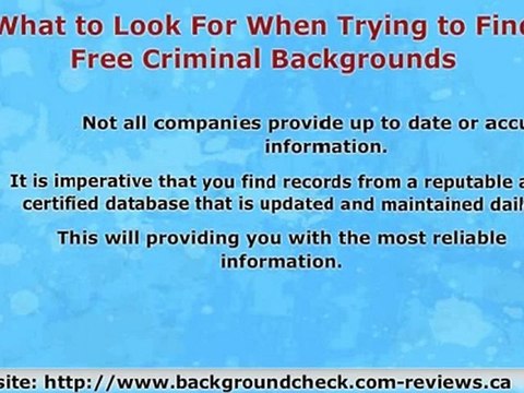 Find Criminal Records - How to Find Criminal Records Online