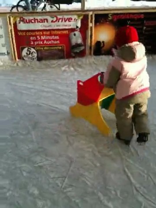 A la patinoire