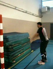 Test détente verticale 2 x  131cm sans élan