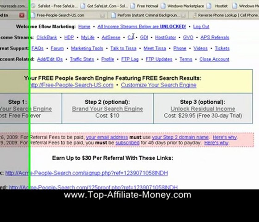 Top Affiliate Program earn money for free Internet Business
