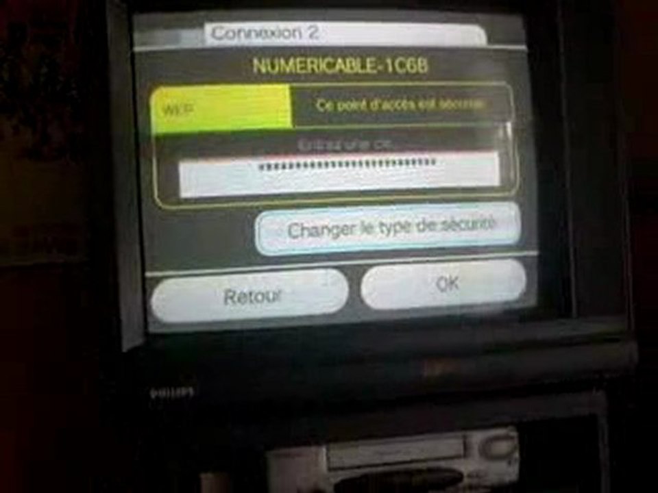 metre la conexion wi-fi mintendo pour la wii